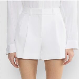 Aritzia Babaton pleated mini shorts